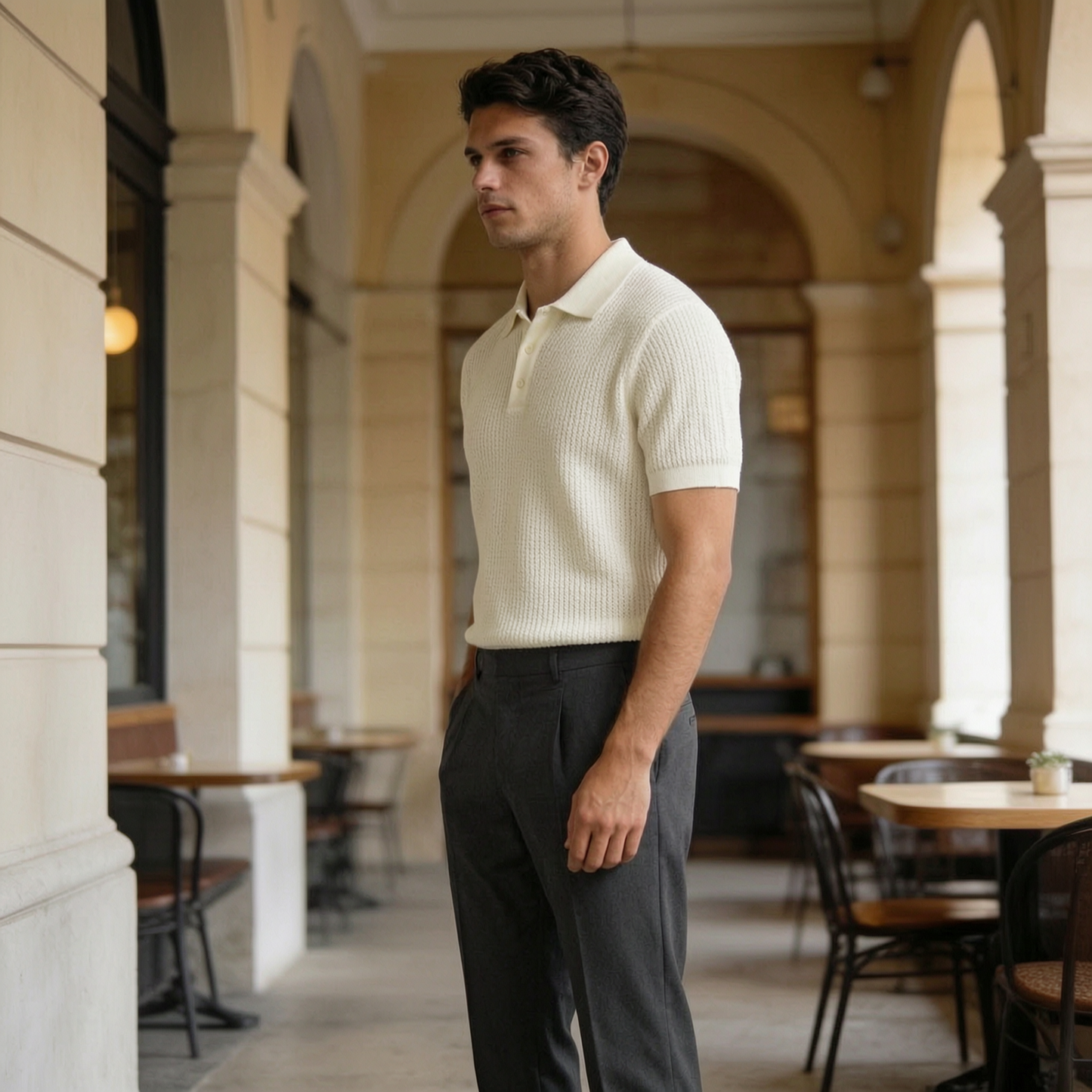 Offdoris - Arthur Relaxed Knit Polo