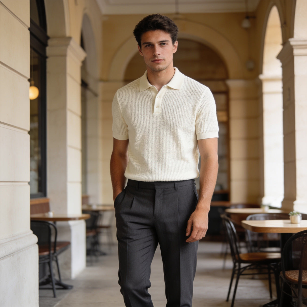 Offdoris - Arthur Relaxed Knit Polo