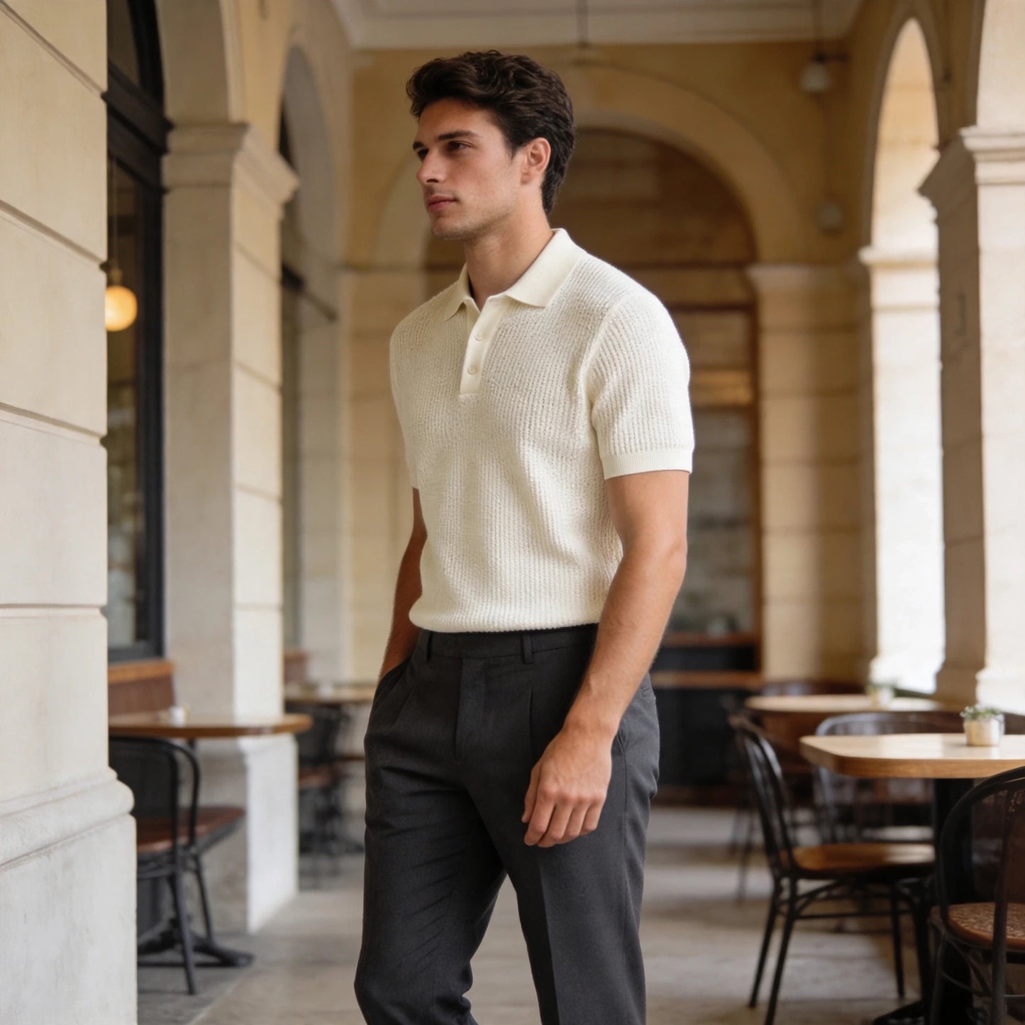 Offdoris - Arthur Relaxed Knit Polo