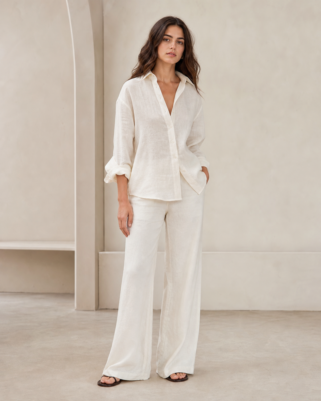 Offdoris - Elara Relaxed Linen Shirt