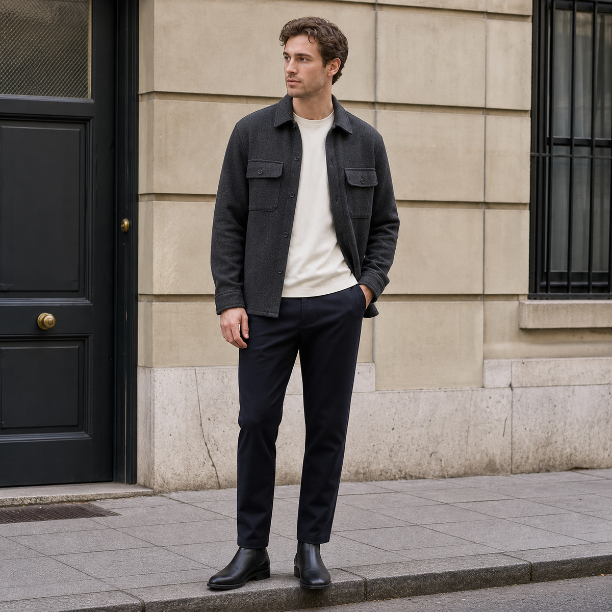 Offdoris - Oliver Textured Overshirt
