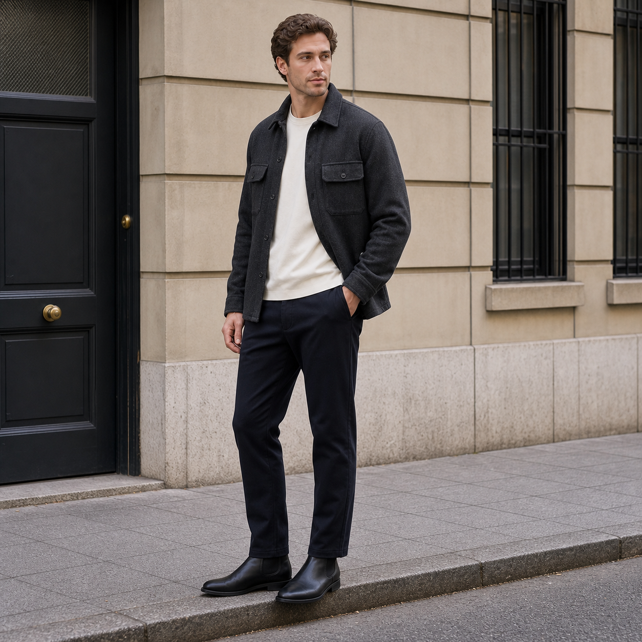 Offdoris - Oliver Textured Overshirt